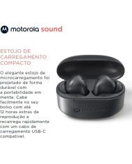 AURICULARES MOTOROLA MOTO BUDS 065 IN EAR ANC BLUETOOTH 5.3 BLACK