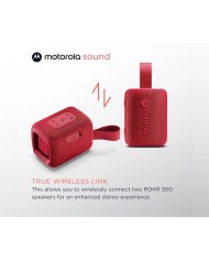 ALTAVOZ MOTOROLA ROKR 300 WIRELESS BLUETOOTH 5.3 IP67 RED