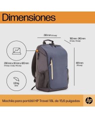 MOCHILA HP TRAVEL NOTEBOOK 15.6 BLUE
