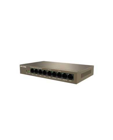 SWITCH IP-COM GIGABIT 9 PUERTOS POE GESTIONABLE METAL