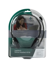 AURICULARES + MICROFONO LOGITECH H110 BLACK