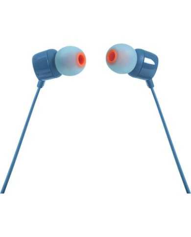 AURICULARES + MICROFONO JBL TUNE 110 IN EAR AUX BLUE AURICULARES + MICROFONO JBL TUNE 110 IN EAR AUX BLUE