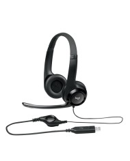 AURICULARES + MICROFONO LOGITECH H390 BLACK