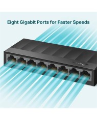 SWITCH TP-LINK GIGABIT 8 PUERTOS LS1008G