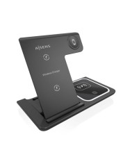 BASE CARGADOR AISENS SMARTPHONE/APPLE WATCH/AURICULARES WIRELESS BLACK BASE CARGADOR AISENS SMARTPHONE/APPLE WATCH/AURICULARES WIRELESS BLACK