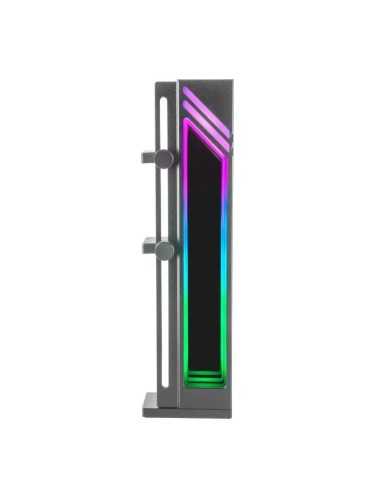 SOPORTE MARS GAMING PARA TARJETA DE VIDEO MAGNETICO RGB BLACK