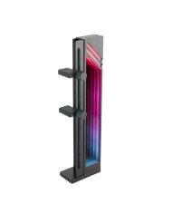 SOPORTE MARS GAMING PARA TARJETA DE VIDEO MAGNETICO RGB BLACK
