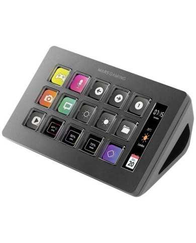 STREAM DECK MARS GAMING 15 TECLAS PERSONALIZABLES PANTALLA LCD BLACK STREAM DECK MARS GAMING 15 TECLAS PERSONALIZABLES PANTALLA LCD BLACK