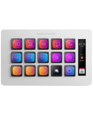 STREAM DECK MARS GAMING 15 TECLAS PERSONALIZABLES PANTALLA LCD WHITE STREAM DECK MARS GAMING 15 TECLAS PERSONALIZABLES PANTALLA LCD WHITE