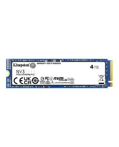 DISCO DURO SSD KINGSTON NV3 4TB M2 NVME PCIE 4.0 M.2 2280 DISCO DURO SSD KINGSTON NV3 4TB M2 NVME PCIE 4.0 M.2 2280