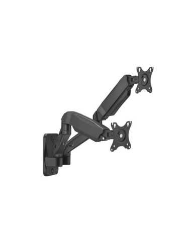 SOPORTE PARED MONITOR AISENS 2 BRAZOS 17-32 9KG BLACK SOPORTE PARED MONITOR AISENS 2 BRAZOS 17-32 9KG BLACK