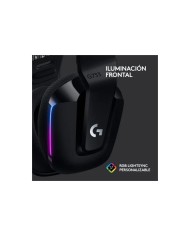 AURICULARES + MICROFONO LOGITECH GAMING G733 RGB WIRELESS BLACK