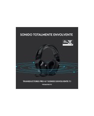 AURICULARES + MICROFONO LOGITECH GAMING G733 RGB WIRELESS BLACK