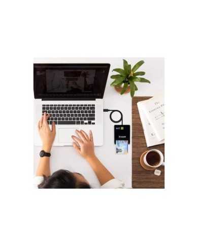 LECTOR DE TARJETAS DNIE TOOQ TQR-211 DNI USB-C BLACK