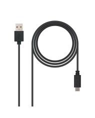 CABLE USB 3A TIPO USB-CM-AM NEGRO 2M NANOCABLE CABLE USB 3A TIPO USB-CM-AM NEGRO 2M NANOCABLE
