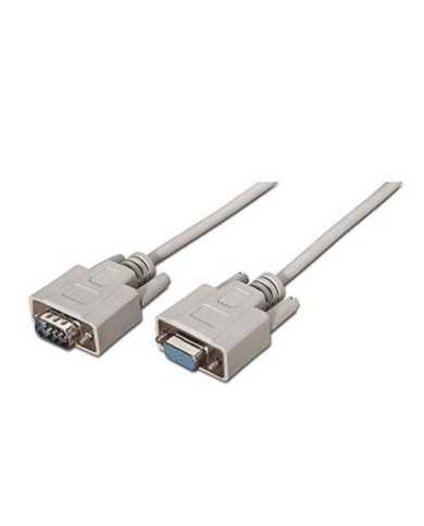 CABLE SERIE NANOCABLE RS232 DB9/M - DB9/H 3M WHITE CABLE SERIE NANOCABLE RS232 DB9/M - DB9/H 3M WHITE
