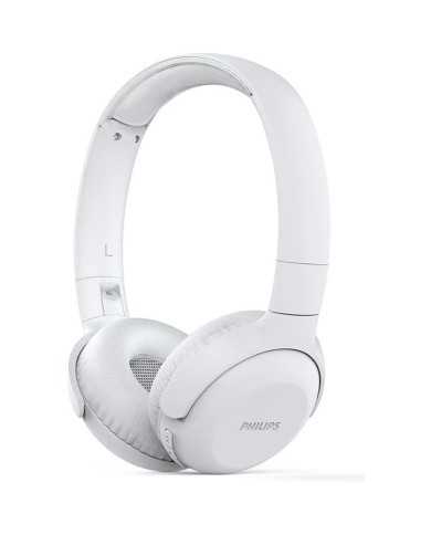 AURICULARES + MICROFONO PHILIPS TAUH202 BLUETOOTH WHITE
