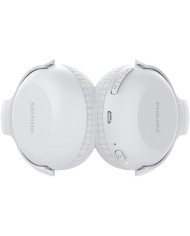 AURICULARES + MICROFONO PHILIPS TAUH202 BLUETOOTH WHITE