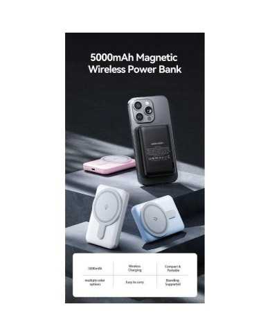 POWERBANK VENTION 5000MAH 20W WIRELESS SMARTPHONE MAGNETIC WHITE