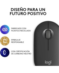 RATON LOGITECH PEBBLE 2 M350S WIRELESS BLACK