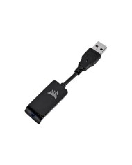 AURICULARES + MICROFONO CORSAIR HS65 USB GAMING HEADSET RGB 7.1 BLACK