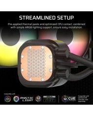 REFRIGERACION LIQUIDA CPU CORSAIR NAUTILUS 240MM ARGB BLACK