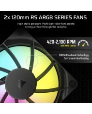 REFRIGERACION LIQUIDA CPU CORSAIR NAUTILUS 240MM ARGB BLACK