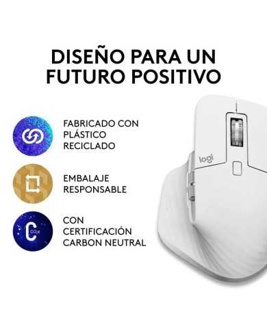 RATON LOGITECH MX MASTER 3S WIRELESS 8000DPI 7 BOTONES WHITE RATON LOGITECH MX MASTER 3S WIRELESS 8000DPI 7 BOTONES WHITE
