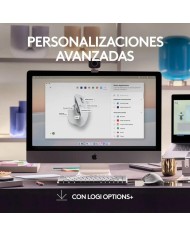 RATON LOGITECH MX MASTER 3S WIRELESS 8000DPI 7 BOTONES WHITE