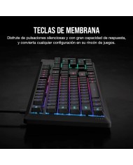 TECLADO GAMING CORSAIR K55 USB ICUE BLACK