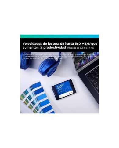 DISCO DURO SSD WESTERN DIGITAL 4TB BLUE SA510 2.5 SATA DISCO DURO SSD WESTERN DIGITAL 4TB BLUE SA510 2.5 SATA