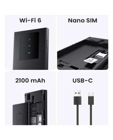 WIRELESS ROUTER PORTABLE TENDA WIFI 4G LTE 150MBPS V4.0