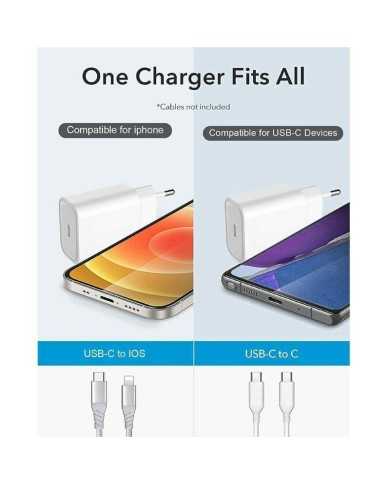 CARGADOR SMARTPHONE/TABLET XIAOMI MI FAST CHARGER USB-C 20W WHITE