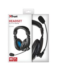 AURICULARES TRUST QUASAR HEADSET PC