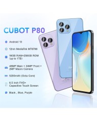 SMARTPHONE CUBOT P80 6.58 FHD+ 8GB/256GB/NFC/4G 48MPX 5200MAH BLUE SMARTPHONE CUBOT P80 6.58 FHD+ 8GB/256GB/NFC/4G 48MPX 5200MAH BLUE