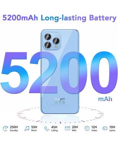 SMARTPHONE CUBOT P80 6.58 FHD+ 8GB/256GB/NFC/4G 48MPX 5200MAH BLUE SMARTPHONE CUBOT P80 6.58 FHD+ 8GB/256GB/NFC/4G 48MPX 5200MAH BLUE