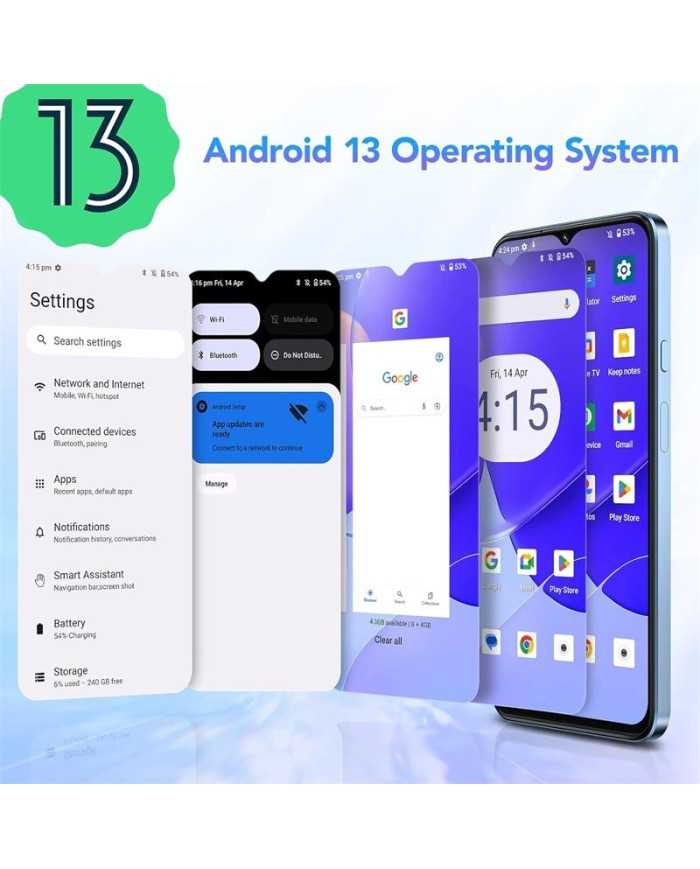 SMARTPHONE CUBOT P80 6.58 FHD+ 8GB/256GB/NFC/4G 48MPX 5200MAH BLUE SMARTPHONE CUBOT P80 6.58 FHD+ 8GB/256GB/NFC/4G 48MPX 5200MAH BLUE