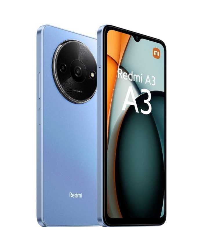 SMARTPHONE XIAOMI REDMI A3 6.71 HD+ HELIO G36 4GB/128GB/8MPX/4G BLUE SMARTPHONE XIAOMI REDMI A3 6.71 HD+ HELIO G36 4GB/128GB/8MPX/4G BLUE