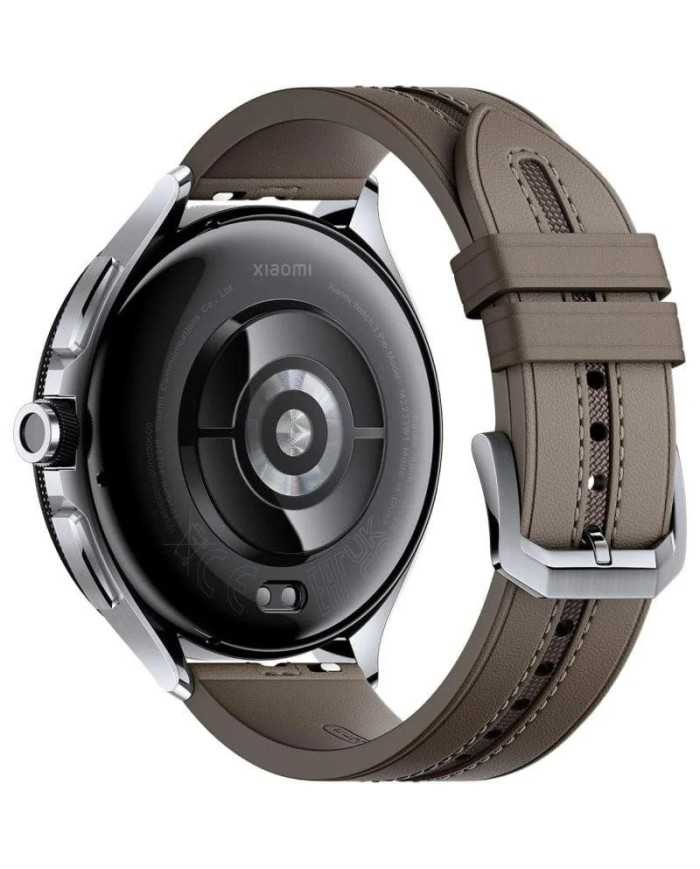 SMARTWATCH RELOJ XIAOMI WATCH 2 PRO SILVER CASE BROWN LEARHER STRAP SMARTWATCH RELOJ XIAOMI WATCH 2 PRO SILVER CASE BROWN LEARHER STRAP