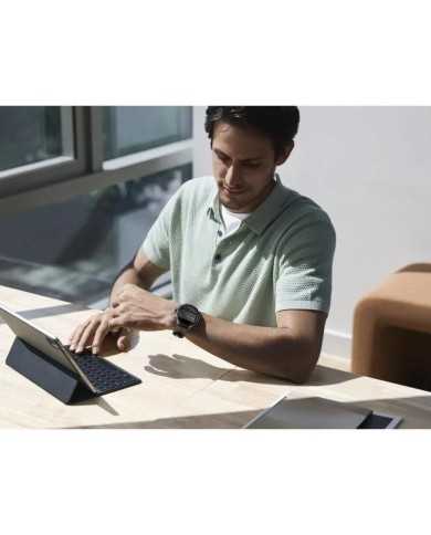 SMARTWATCH RELOJ XIAOMI WATCH 2 PRO SILVER CASE BROWN LEARHER STRAP