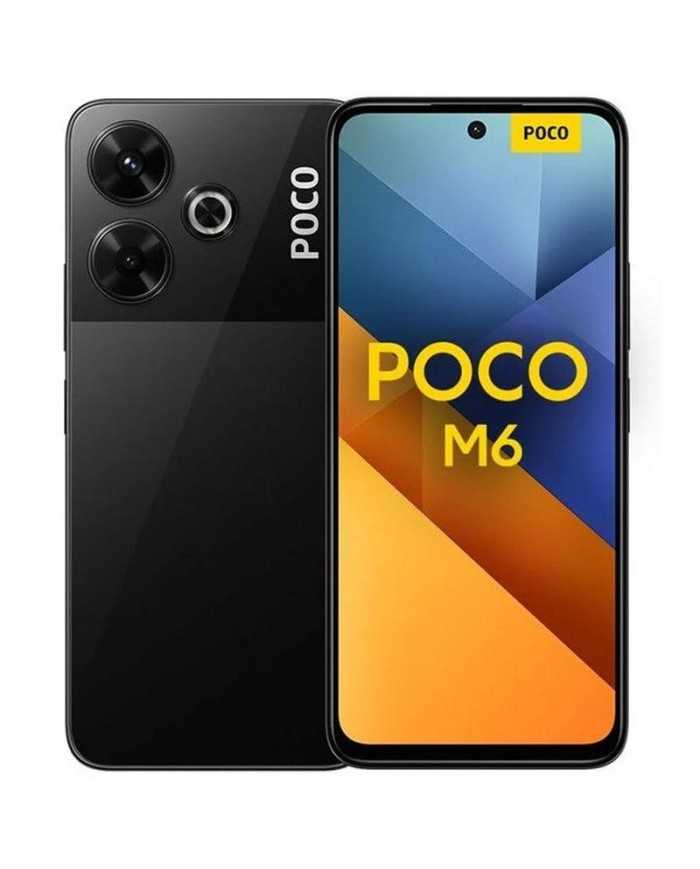 SMARTPHONE XIAOMI POCO M6 6.79 FHD+ HELIO G91 6GB/128GB/108MP/NFC/4G BLACK SMARTPHONE XIAOMI POCO M6 6.79 FHD+ HELIO G91 6GB/128GB/108MP/NFC/4G BLACK