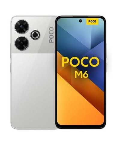 SMARTPHONE XIAOMI POCO M6 6.79 FHD+ HELIO G91 6GB/128GB/108MP/NFC/4G SILVER