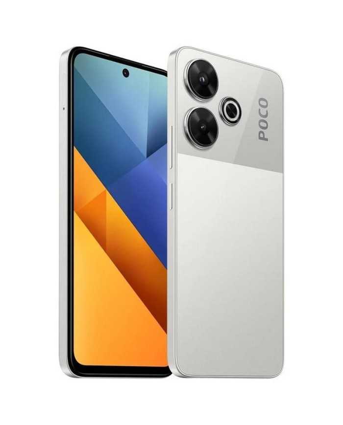 SMARTPHONE XIAOMI POCO M6 6.79 FHD+ HELIO G91 6GB/128GB/108MP/NFC/4G SILVER SMARTPHONE XIAOMI POCO M6 6.79 FHD+ HELIO G91 6GB/128GB/108MP/NFC/4G SILVER