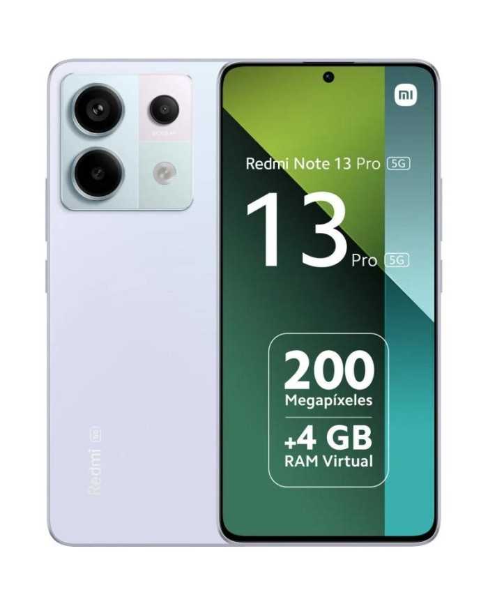 SMARTPHONE XIAOMI REDMI NOTE 13 PRO 6.67 FHD+ 8GB/256GB/200MP/NFC/5G PURPLE SMARTPHONE XIAOMI REDMI NOTE 13 PRO 6.67 FHD+ 8GB/256GB/200MP/NFC/5G PURPLE