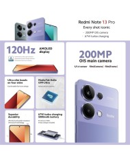 SMARTPHONE XIAOMI REDMI NOTE 13 PRO 6.67 FHD+ 8GB/256GB/200MP/NFC/4G GREEN SMARTPHONE XIAOMI REDMI NOTE 13 PRO 6.67 FHD+ 8GB/256GB/200MP/NFC/4G GREEN