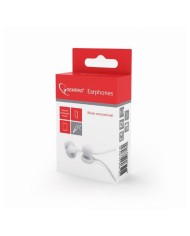 AURICULARES GEMBIRD IN EAR WHITE