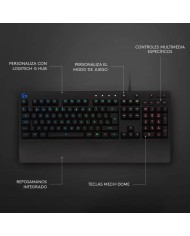 TECLADO GAMING LOGITECH G213 USB RGB BLACK