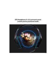 AURICULARES + MICROFONO LOGITECH GAMING G432 USB  DTS 7.1 BLACK/BLUE