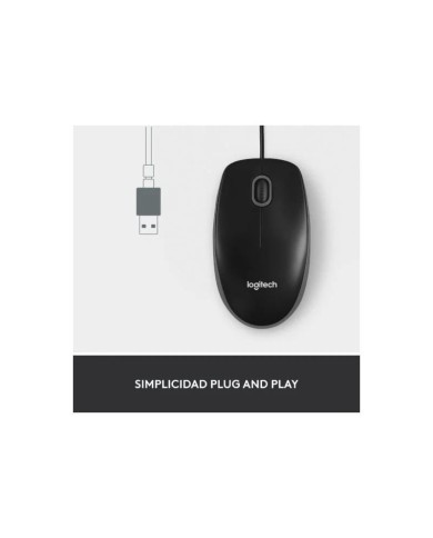 RATON LOGITECH M100 USB 1000DPI BLACK RATON LOGITECH M100 USB 1000DPI BLACK