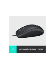 RATON LOGITECH M100 USB 1000DPI BLACK